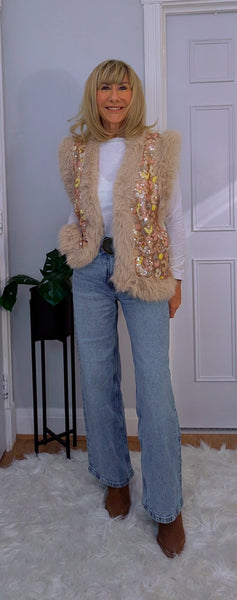 Ella Gilet (Cream)