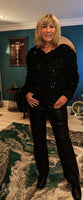 Anaise Sparkle Top  Black