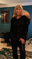 Anaise Sparkle Top  Black