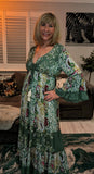 Florrie Gypsy Dress  Green