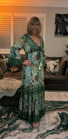 Florrie Gypsy Dress  Green