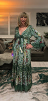 Florrie Gypsy Dress  Green