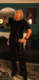 Anaise Sparkly Top Black Short Sleeve