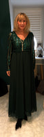 Robyn Sequin Dress  Emerald Green