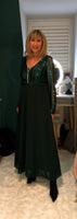 Robyn Sequin Dress  Emerald Green