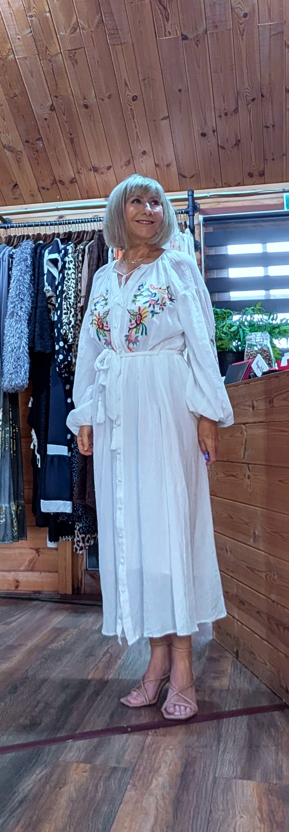 Rosemary summer cotton dress styled by ditsydi