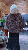 Minnie Leopard Faux Fur Coat – with Side Pockets