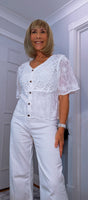 Mindy Crochet Cardigan – Vintage Puff Sleeve Knitwear