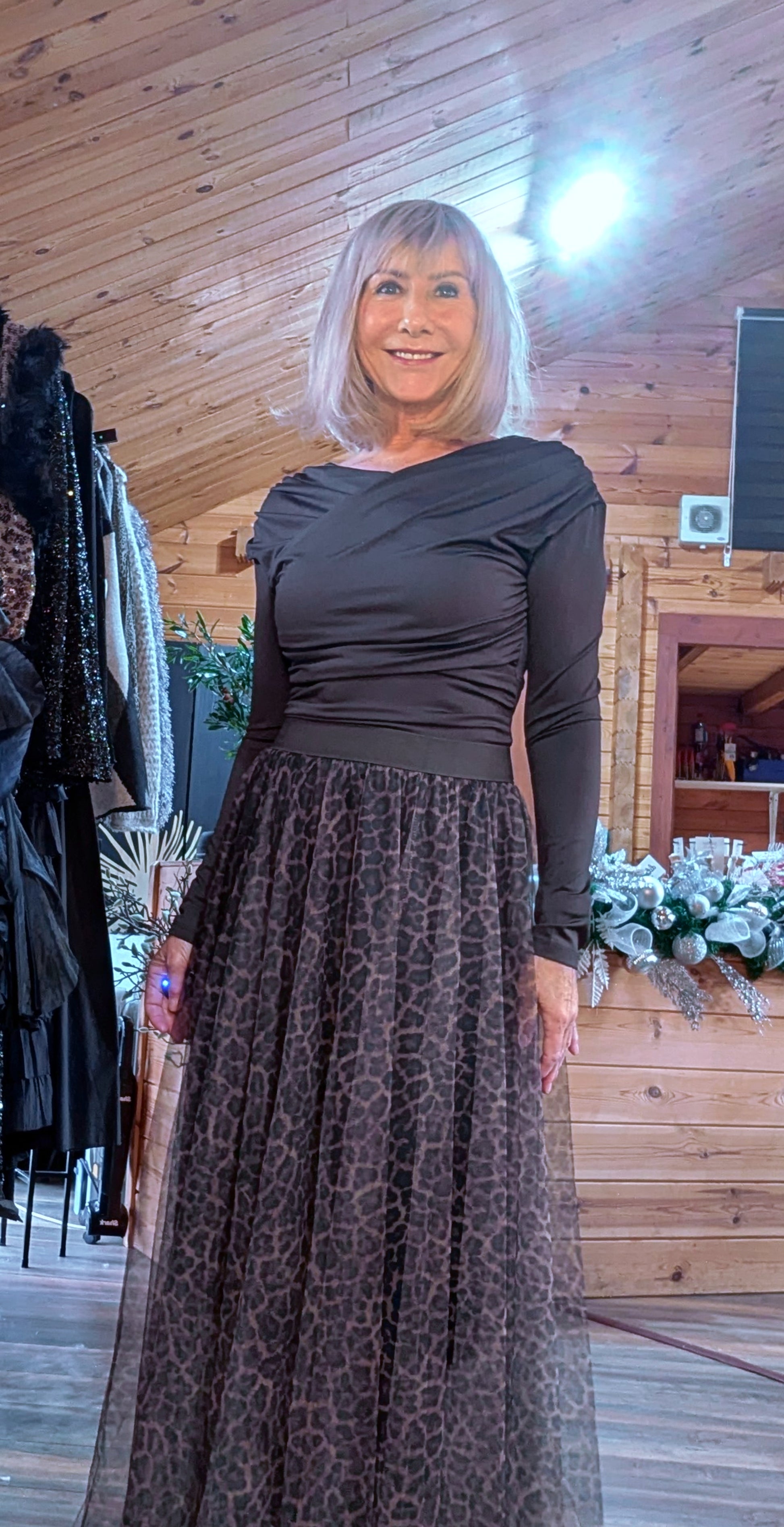 Callista Leopard Print Tulle Skirt – Fully Lined - Flowy