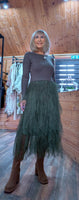 Anastasia Tulle Dress - Waterfall Skirt & Scoop Neck Sweater Top