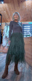 Anastasia Tulle Dress - Waterfall Skirt & Scoop Neck Sweater Top