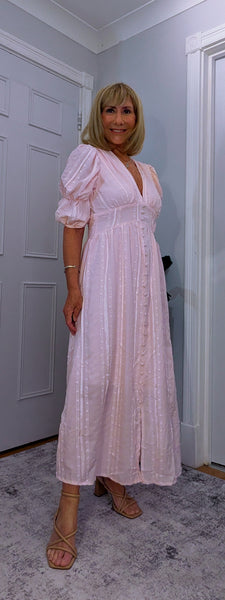 Wanda Midi Dress Pink