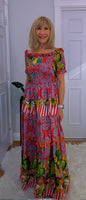 Saskia Silk Maxi Dress