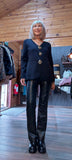 Gayle Jewel Button Cardigan –  Black