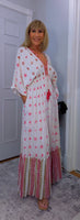 Ava Sequin Maxi Dress – Pink or Turquoise
