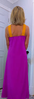 Olga Halterneck  Maxi Dress – Magenta