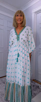 Ava Sequin Maxi Dress – Pink or Turquoise