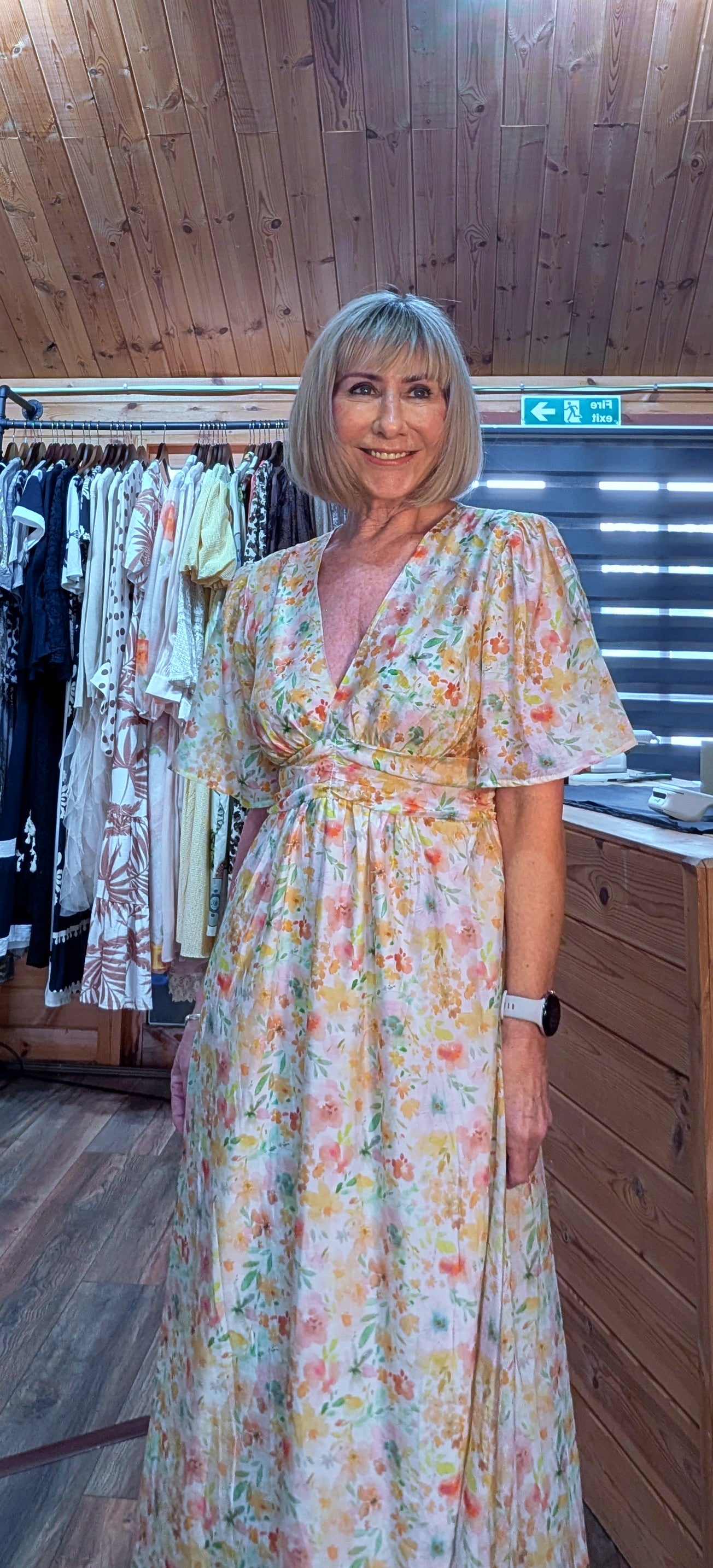 Close up view of Etta sundress