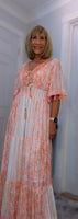 Vienna Maxi Dress – Coral  Boho Style