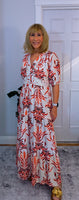 Stella Dress Ditsy Dress With Lace Trim