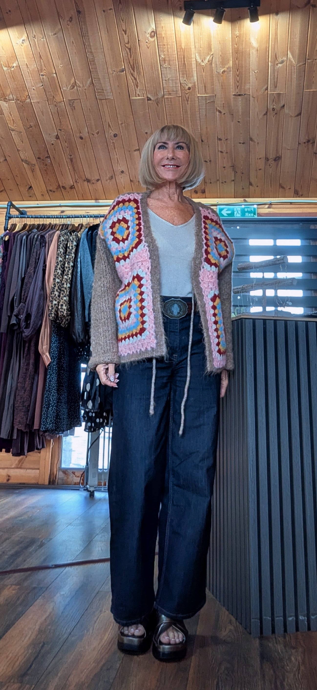 Joy women’s cardigan, cosy lightweight layering knit for everyday wear