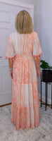 Vienna Maxi Dress – Coral  Boho Style