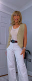 Sydney – V-Neck Sparkly Waistcoat in Gold or Silver