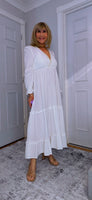 Cellina Cotton Smock Dress