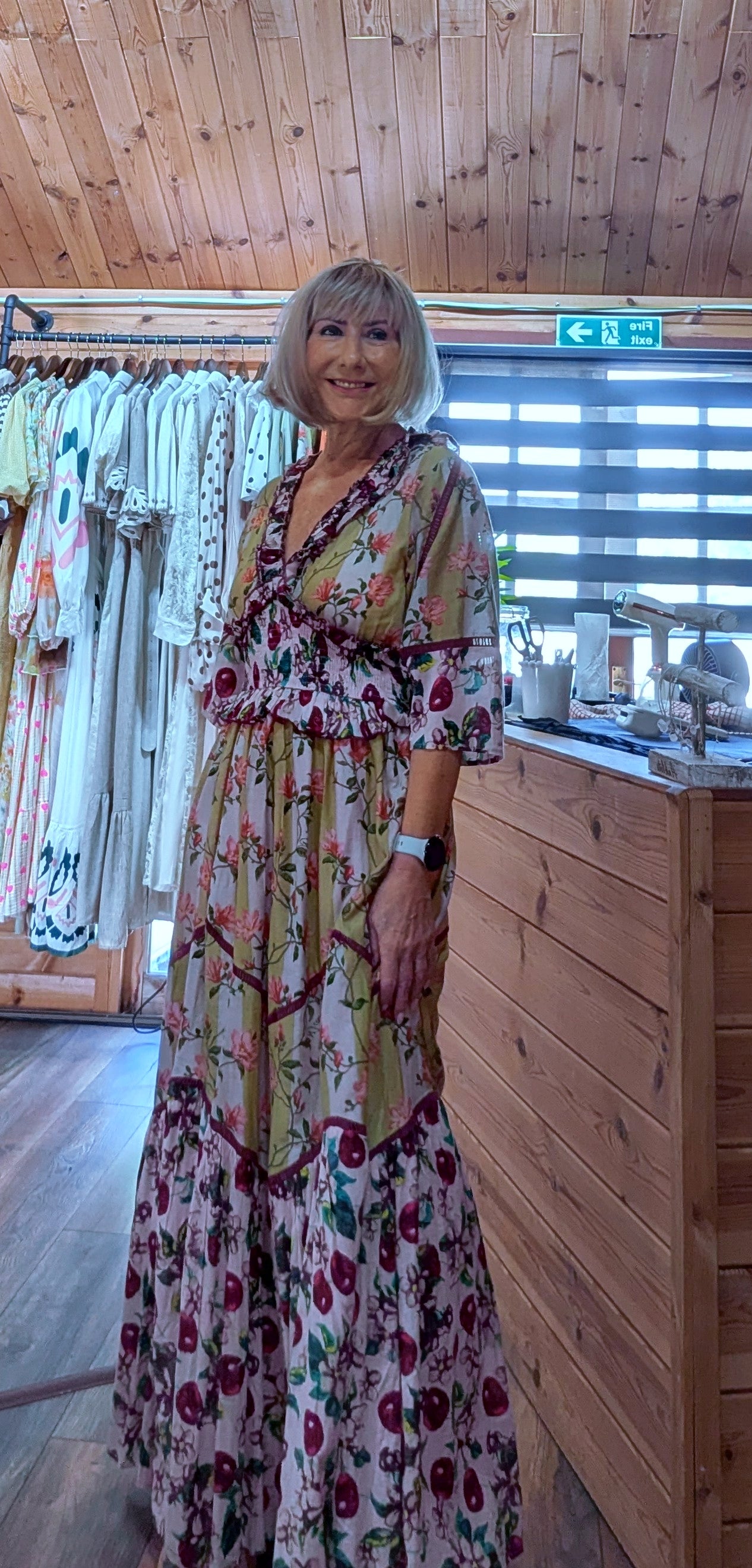 Summer Cotton Boho maxi dress styled by ditsydi