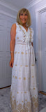 Darcy White Broderie Anglaise Cotton Dress