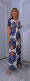 Gianna Dress – Soft Jersey Floral Dress with Shirred Waist (Sizes 8–18)