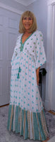 Ava Sequin Maxi Dress – Pink or Turquoise