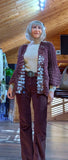Honor Chunky Knit Cardigan – Sequins - Pagoda  Sleeves