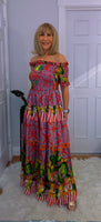 Saskia Silk Maxi Dress