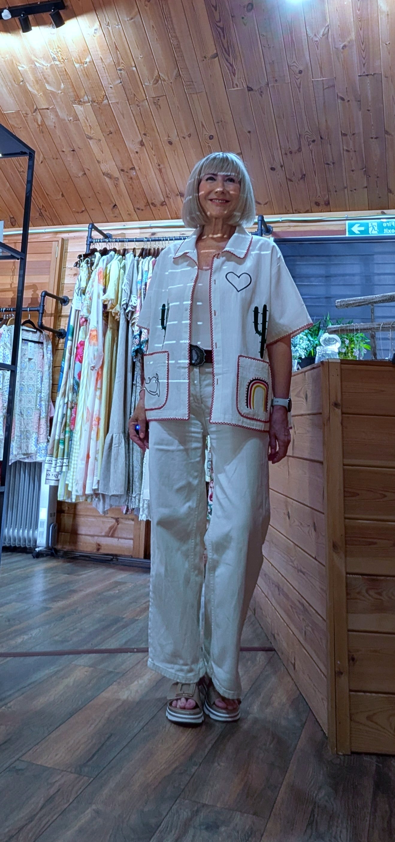 Outfit ideas with Bernadette cotton blouse