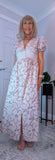 Wilma Bohemian Embroidered Maxi Dress – Ecru