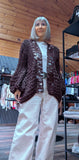 Honor Chunky Knit Cardigan – Sequins & Pagoda  Sleeves