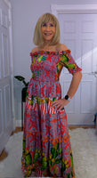 Saskia Silk Maxi Dress
