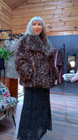 Minnie Leopard Faux Fur Coat – with Side Pockets