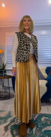 Jada – Sleeveless Leopard Print Gilet Cardigan
