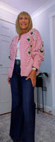 Alexie -Rose Chunky Cardigan- Pink