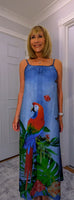 Delores Maxi Dress – Tropical Print Summer Slip Dress