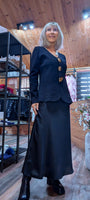 Gayle Jewel Button Cardigan –  Black