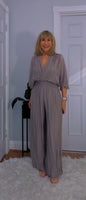 Josie Silk Jumpsuit – Elegant Wide-Leg One Piece, Soft Feel