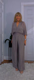 Josie Silk Jumpsuit – Elegant Wide-Leg One Piece, Soft Feel