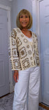 Piper Crochet Cardigan – Ivory & Beige Boho Style