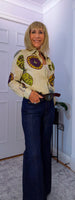 Pandora Shirt – Bold Multicolour Cotton Print Shirt