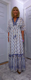 Trixiebelle Sequin Maxi Dress – Blue