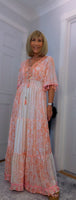 Vienna Maxi Dress – Coral  Boho Style