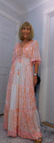 Vienna Maxi Dress – Coral  Boho Style